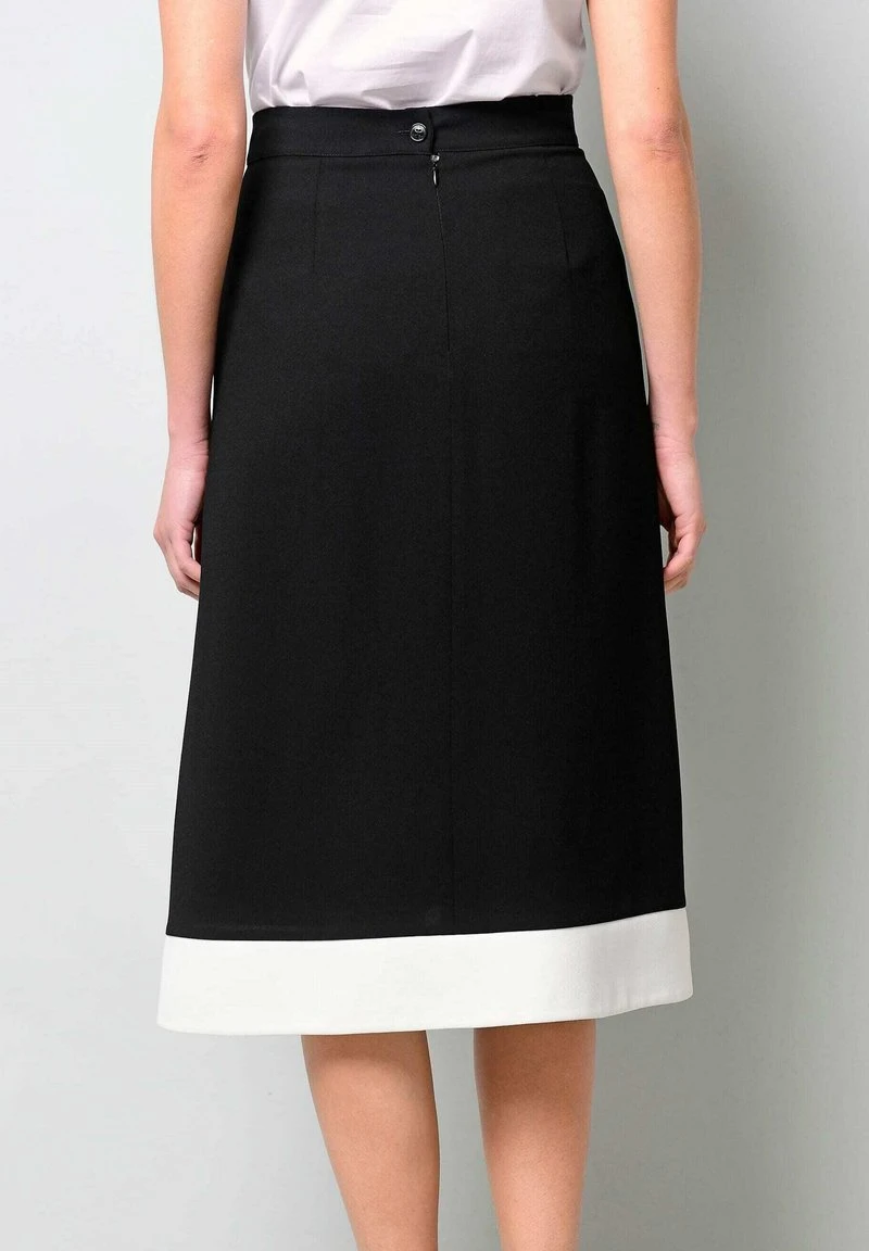 Wickelrock - Schwarz/ Weiß 5 Wickelrock - Schwarz/ Weiß – Bild 3