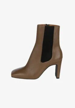 High Heel Stiefelette - Khaki