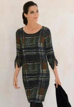 Etuikleid - Mottled Dark Green -Alba Moda Verkäufe f2479f50b2914c87b04c3910a27b7a8b