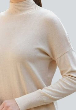 Strickkleid - Beige 13 Strickkleid - Beige -Alba Moda Verkäufe f6ca569ea1364f4facb411ec768dd97e