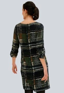 Etuikleid - Mottled Dark Green -Alba Moda Verkäufe fb326858274943799d669d90eba37d1a