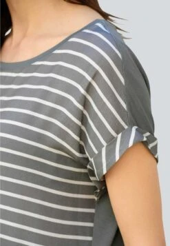 Bluse - Anthrazit,weiß -Alba Moda Verkäufe fecd12eb865f4f64859779cc9aac6909