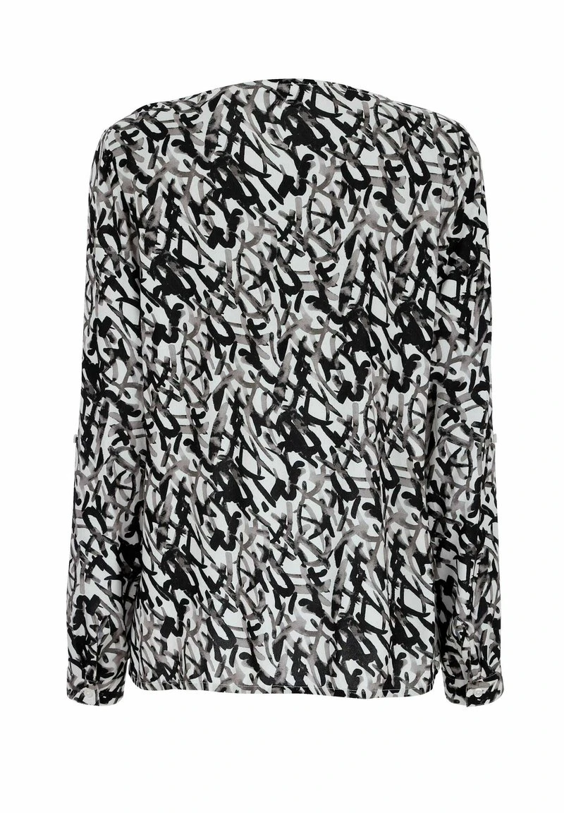 Bluse - Schwarz Off White 7 Bluse - Schwarz Off White – Bild 5